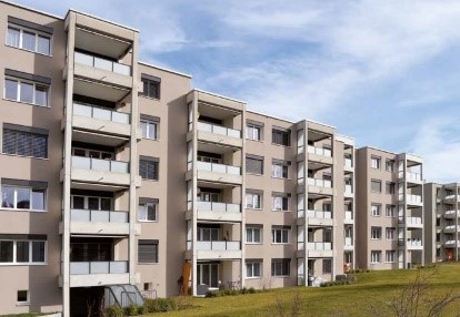 Aussensanierung Wohnsiedlung mit 96 Wohnungen und Ergänzungsneubau mit 10 Wohnungen